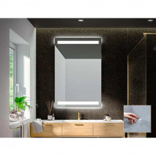 Зеркало с LED подсветкой 75 см по верхнему и нижнему краю AF012 